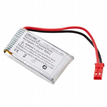 Dantona Dantona Industries DRONE-2 Replacement Radio Control Drones Battery for 650 mAh & 3.7v - Li-Poly DRONE-2